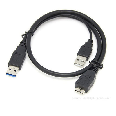 Cable USB en Y para Disco Duro Externo con Alimentación Auxiliar - Image 3