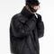 Abrigo de Invierno Grueso con Cuello de Pie Negro