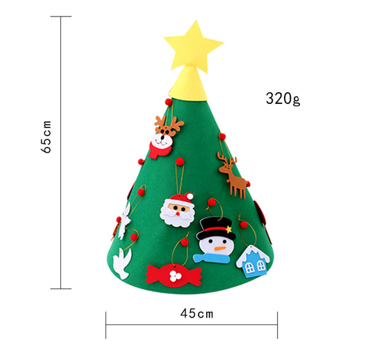 Árbol de Navidad de Fieltro Gigante DIY - Decoración Navideña Interactiva - Image 20