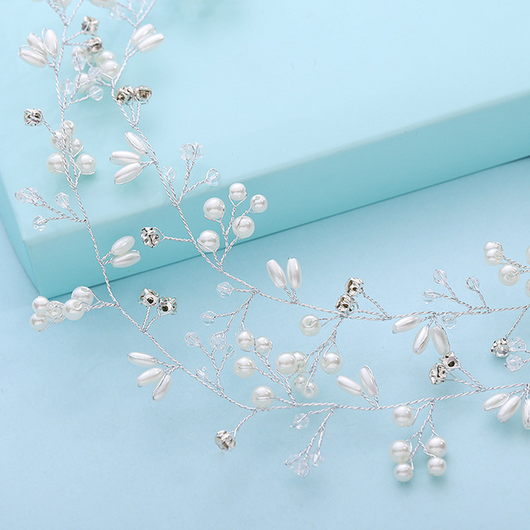 Accesorios para el Cabello de Novia con Cristales y Perlas - Image 3