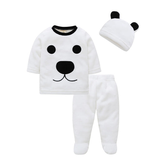 Conjunto de Pantuflas Infantiles Doble Cara Franela y Terciopelo - Abrigadas y Cómodas