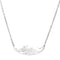 Stainless steel musical note necklace Kayak Plateado