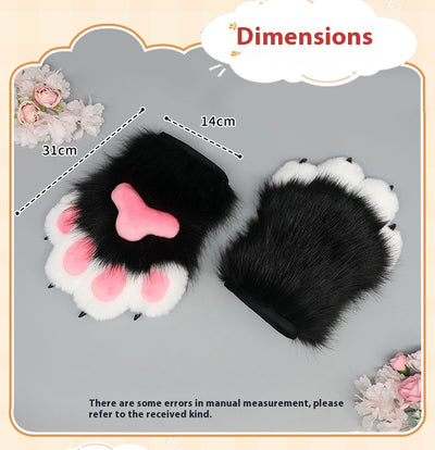 Guantes de Felpa Artesanales para Disfraz de Bestia - Garras Peludas Roleplay - Image 21