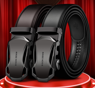 Cinturón de Cuero para Hombre con Hebilla Automática Ejecutiva - Image 5
