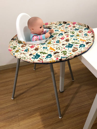 Silla de Alimentación con Mantel Antiderrames para Bebé - Image 20