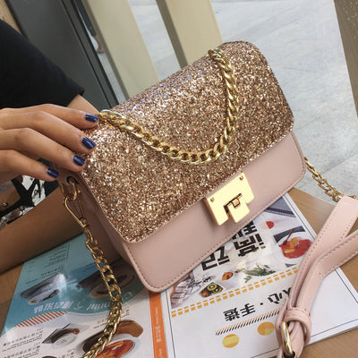 Bolso Tote para Dama con Lentejuelas y Acabado en Piel Sintética - Image 3