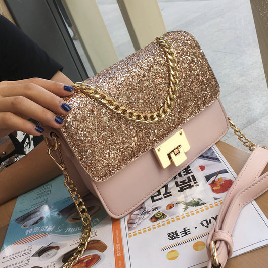 Bolso Tote para Dama con Lentejuelas y Acabado en Piel Sintética - Image 3