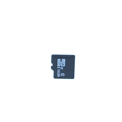 White A9 WIFI wireless network camera with a black lens, shown next to a black 32GB microSD card. - Image 8