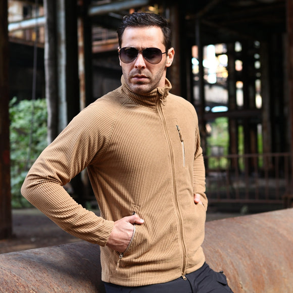 Chaqueta Militar Formal de Forro Polar para Hombre