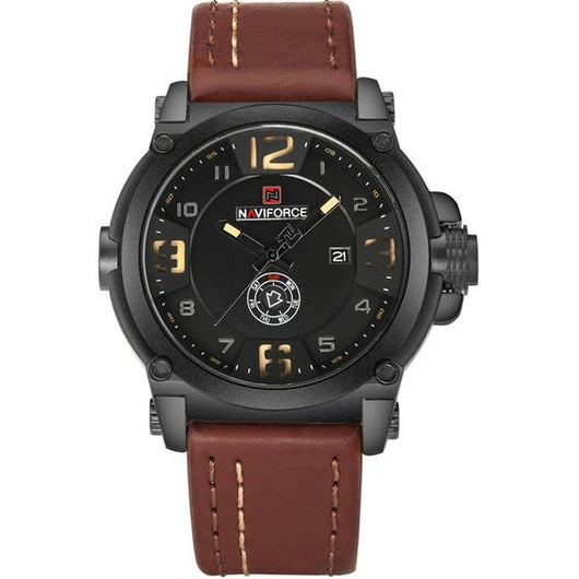 Reloj NAVIFORCE 9099 para Hombre - Calendario, Resistente al Agua y Correa de Cuarzo
