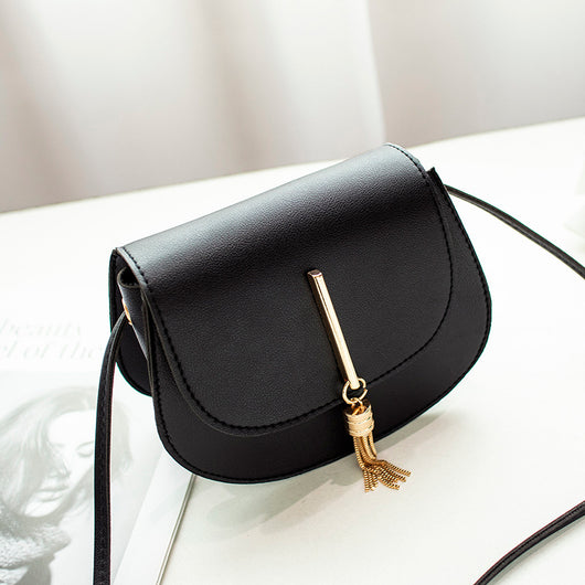 Bolso de Hombro Redondo con Borlas para Mujer - Image 4