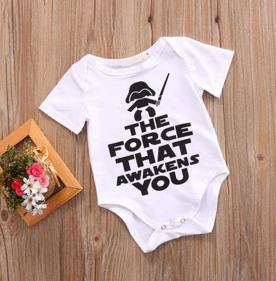 Body Bebé Estampado Force Awakens Algodón 100% Manga Corta 0-18 Meses - Image 4