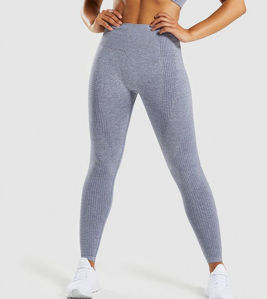 Pantalones Deportivos Cintura Alta Sin Costuras con Levantamiento Push-up para Yoga y Running - Image 18