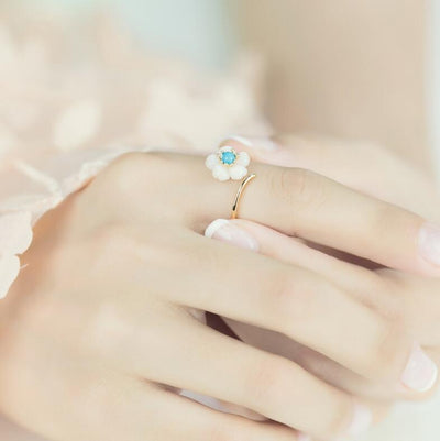 Conjunto de Anillos Flor de Cerezo - Image 4