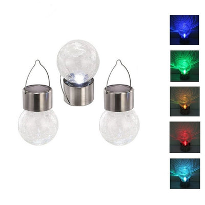 Lámpara Solar de Cristal Crack Ball - Iluminación Decorativa Exterior - Image 15