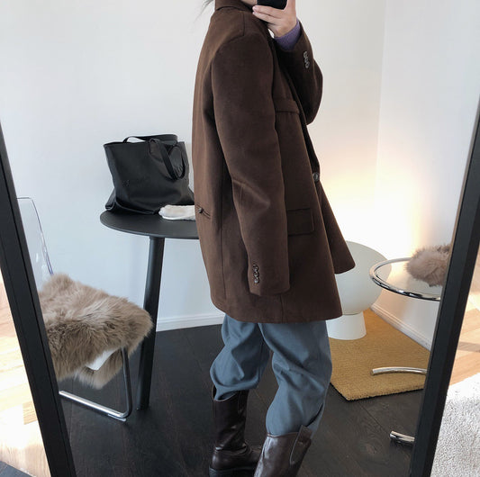 Blazer de Lana Oversized