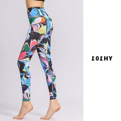 Pantalones de Yoga Estampado Tie-Dye - Image 11