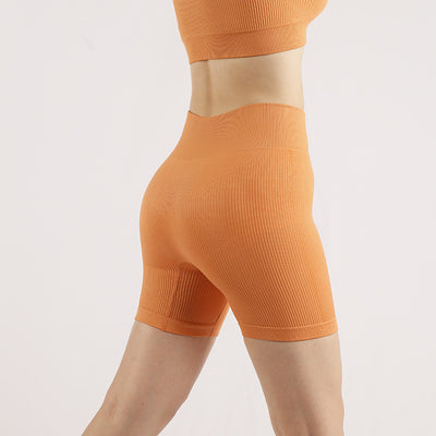 Shorts de Yoga Unicolor Plus - Pantalones Fitness de Alto Estiramiento - Image 20