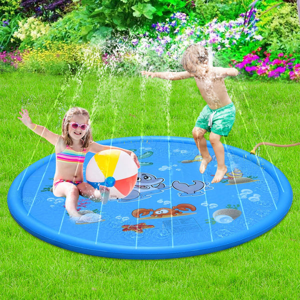Tapete Inflable para Juegos de Agua - Aspersor Refrescante para Niños