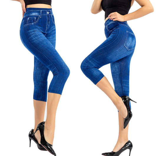 Jeans Slim Fit Levanta Glúteos con Estampado y Tela Elástica - Image 28