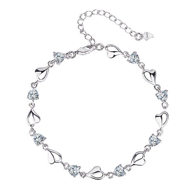 Pulsera del Amor en Cristal Zircón y Amatista - Image 9