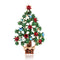 Christmas Tree Brooch Pin Women Girls Jewelry D