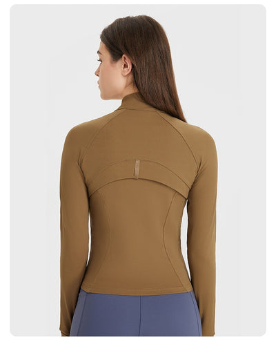 Cardigan Deportivo Ajustado de Manga Larga para Yoga - Image 19