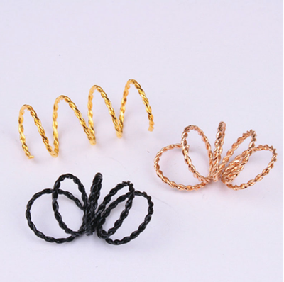 Pack de 10 Trenzas Doradas Variadas para el Cabello - Image 2