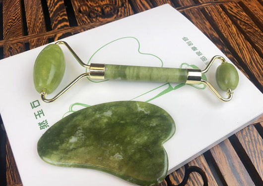 Rodillo de Jade para Masaje Facial - Alivia la Tensión - Image 13