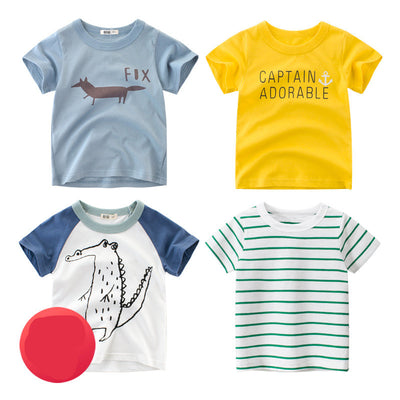 Playera de Manga Corta para Niños - Verano