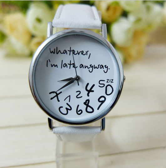 Reloj de Pulsera Geneva Casual para Mujer - Correa de Cuero con Pantalla Digital Irregular - Image 5
