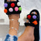 Pantuflas Cómodas de Felpa para Mujer Talla Grande - Uso Interior y Exterior