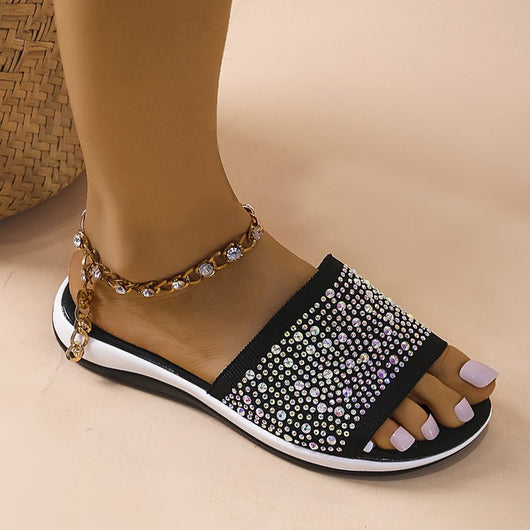 Pantuflas Plataforma Ligeras con Letras Brillantes Hot Diamond - Image 11