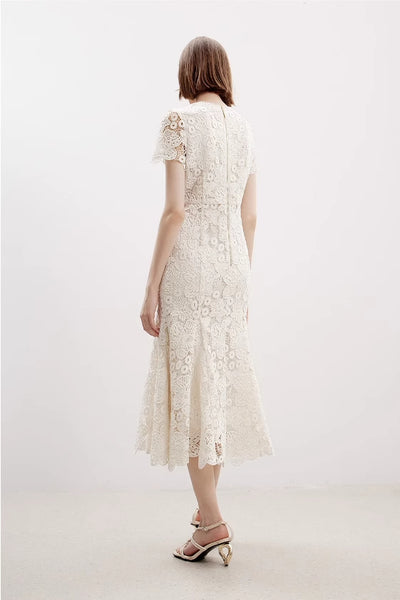 Vestido Ajustado con Encaje Elegante para Mujer - Image 17