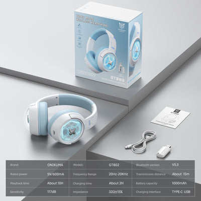 Auriculares Gaming Inalámbricos Bluetooth Over-ear - Image 12