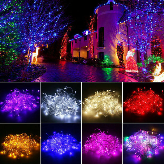 Guirnalda de Luces LED Multicolor Impermeables para Exteriores