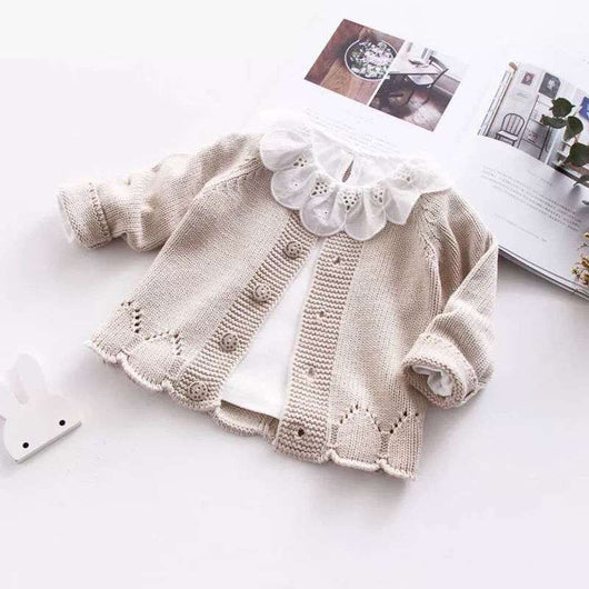 Cardigan Tejido Primavera Otoño para Niñas 1-3 Años - Image 9