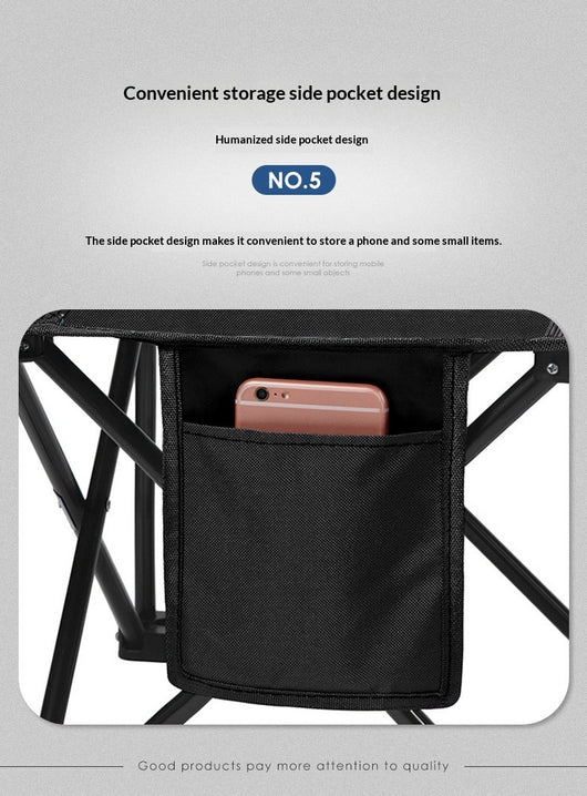 Juego de Mesa y Silla Plegable con Respaldo para Camping - Image 12