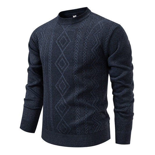 Suéter Tejido Cuello Redondo Cálido y Casual para Hombre - Image 2