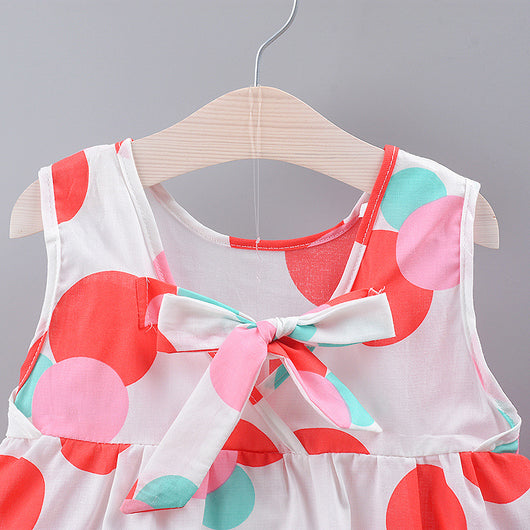 Vestido Tanque sin Mangas con Lunares de Colores - Image 4