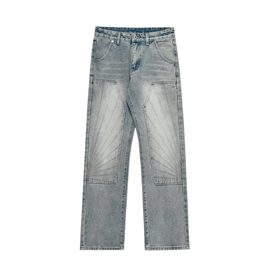Pantalones Skinny Desgastados Retro para Hombre - Corte Recto Versátil - Image 6