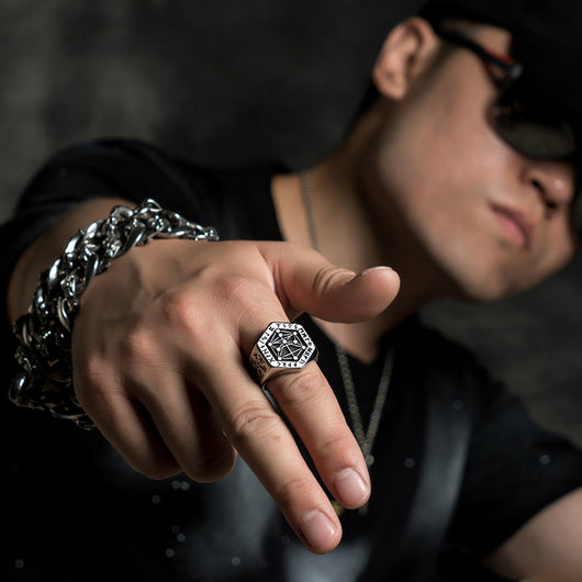 Anillo Vikingo Nórdico para Hombre - Image 4