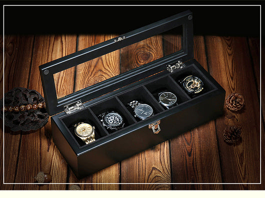 Caja Organizadora de Relojes en Madera Natural - Image 3