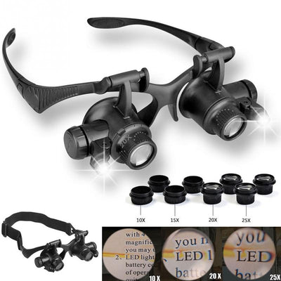 Lupa LED para Reparación de Relojes y Joyería