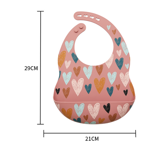 Babero de Silicona para Bebé con Bolsillo Colector