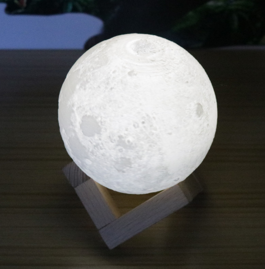 Lámpara Luna Serenidad - Luz Nocturna 3D - Image 6