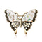 Shell material butterfly brooch AG129 B