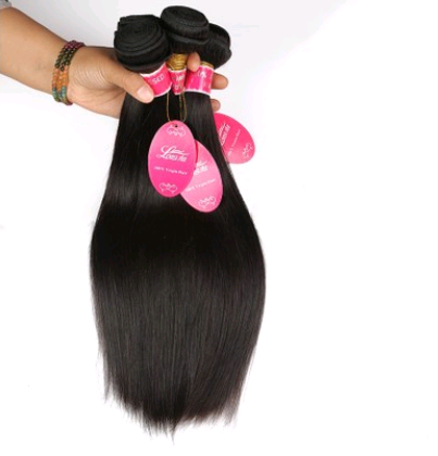 Extensión de Cabello Humano Liso Ondulado Color Natural - Peluca de Cabello Virgen - Image 3