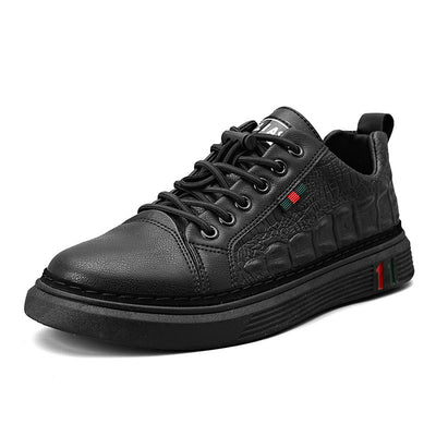 Zapatos Casuales Británicos Estilo Patrón Hombre - Versátiles y Elegantes