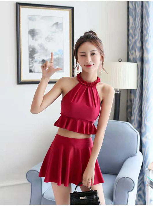 Traje de Baño Clásico con Fruncido Elegante - Image 4